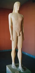 Cycladische kouros, uit Milos, ca. 550 v.Chr.